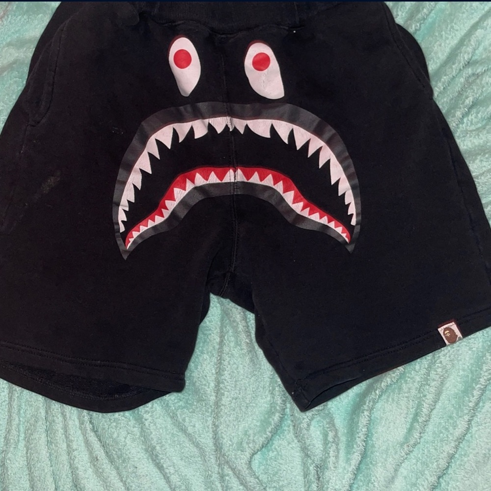 Bape shark shorts